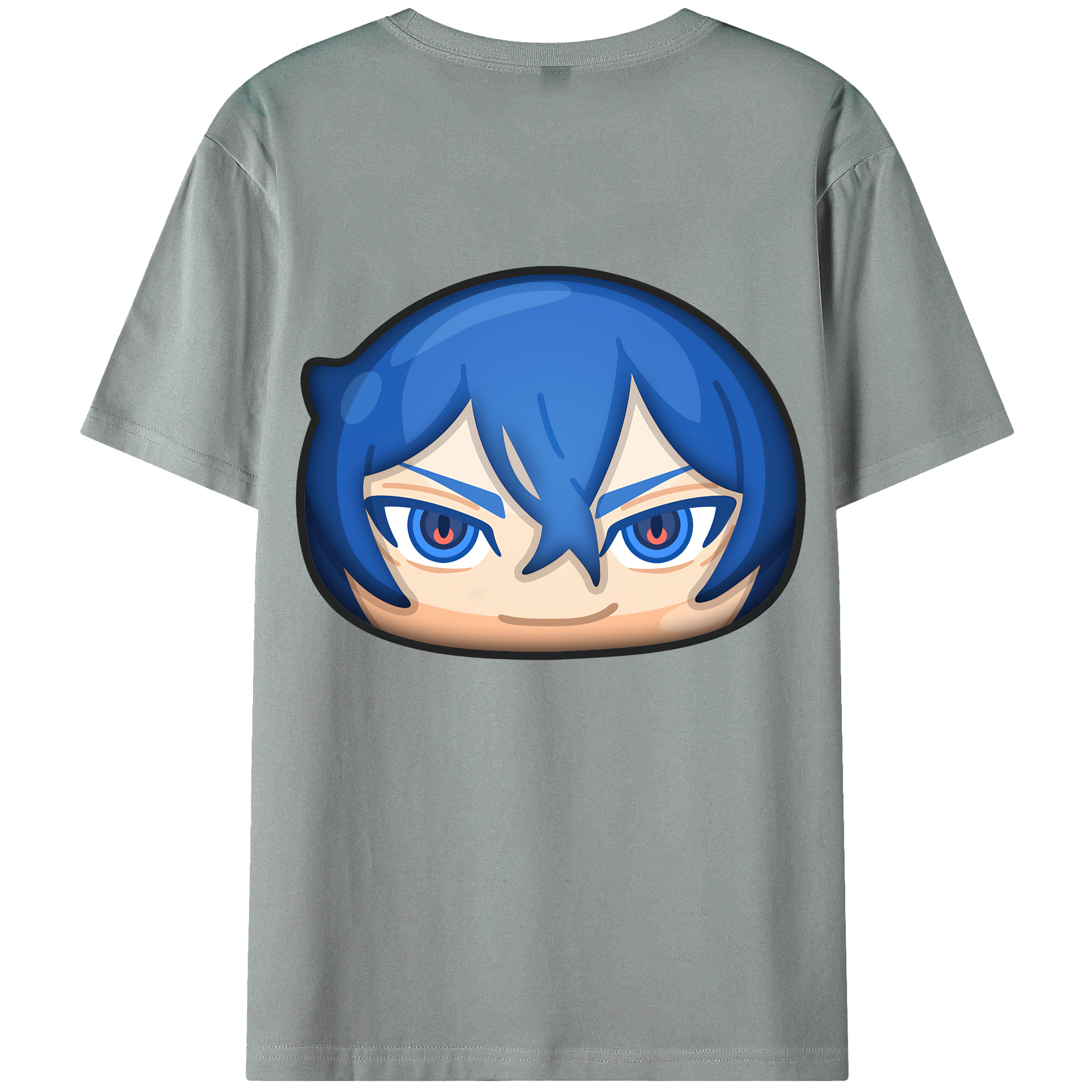 （画像用） 妖怪ウォッチ Yo-kai Watch 綿100％ メンズ半袖Tシャツ（バックプリント） 通気性
